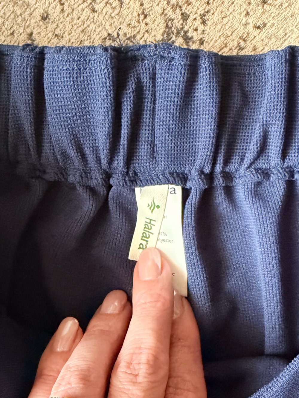 Halara Flex™ High Waisted Pocket Wide Leg Waffle Work Pants - Picture 6 of 8